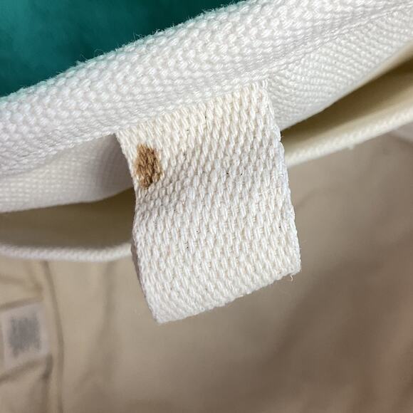 Lands End Durable Canvas Tote Bag Pure Cotton White 62830 - Picture 12 of 13